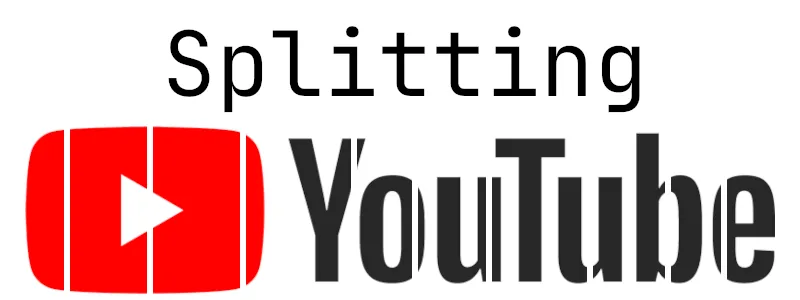 splitting youtube logo (with lines cut out)